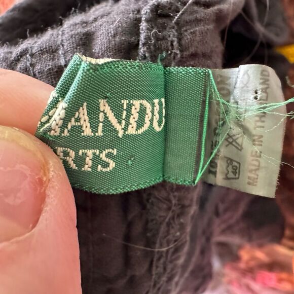 🌞 100% Cotton Kathmandu Imports Tiered Tie Dye Dress Size M - Picture 7 of 7